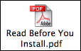 PDF readme icon on Mac OS X