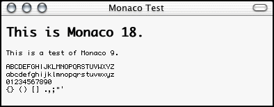Screenshot of Monaco 9 in Camino.
