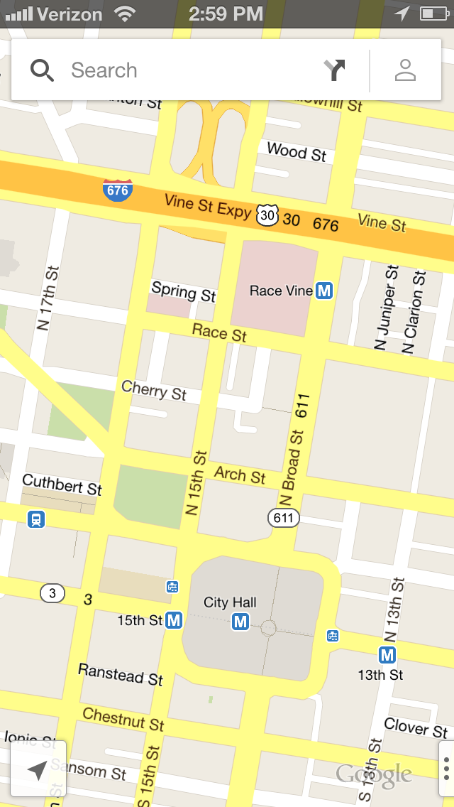 Daring Fireball: Google Maps for iPhone