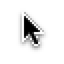 Mac OS X arrow cursor.