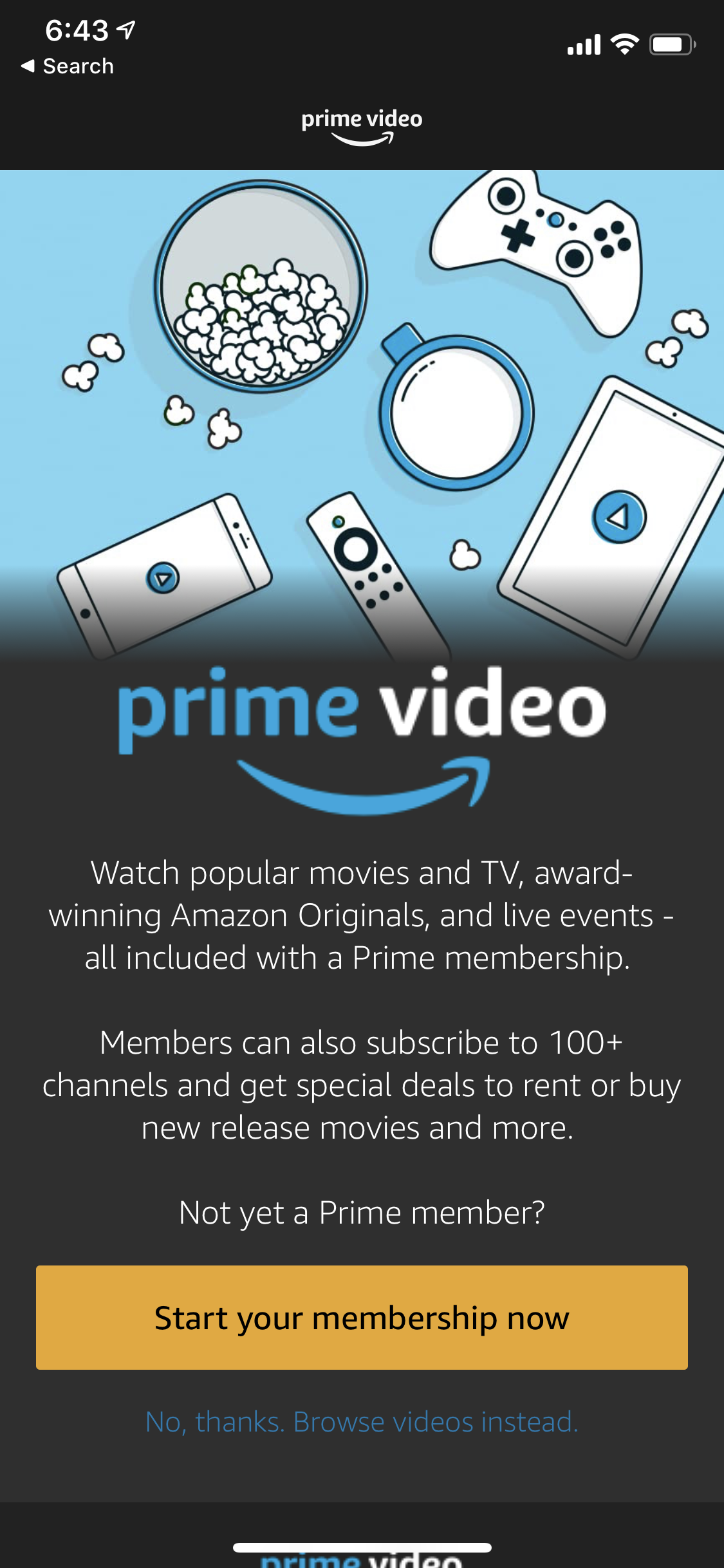 Daring Fireball Amazon And Apple Strike Deal For Prime Video In App Purchases And Subscriptions