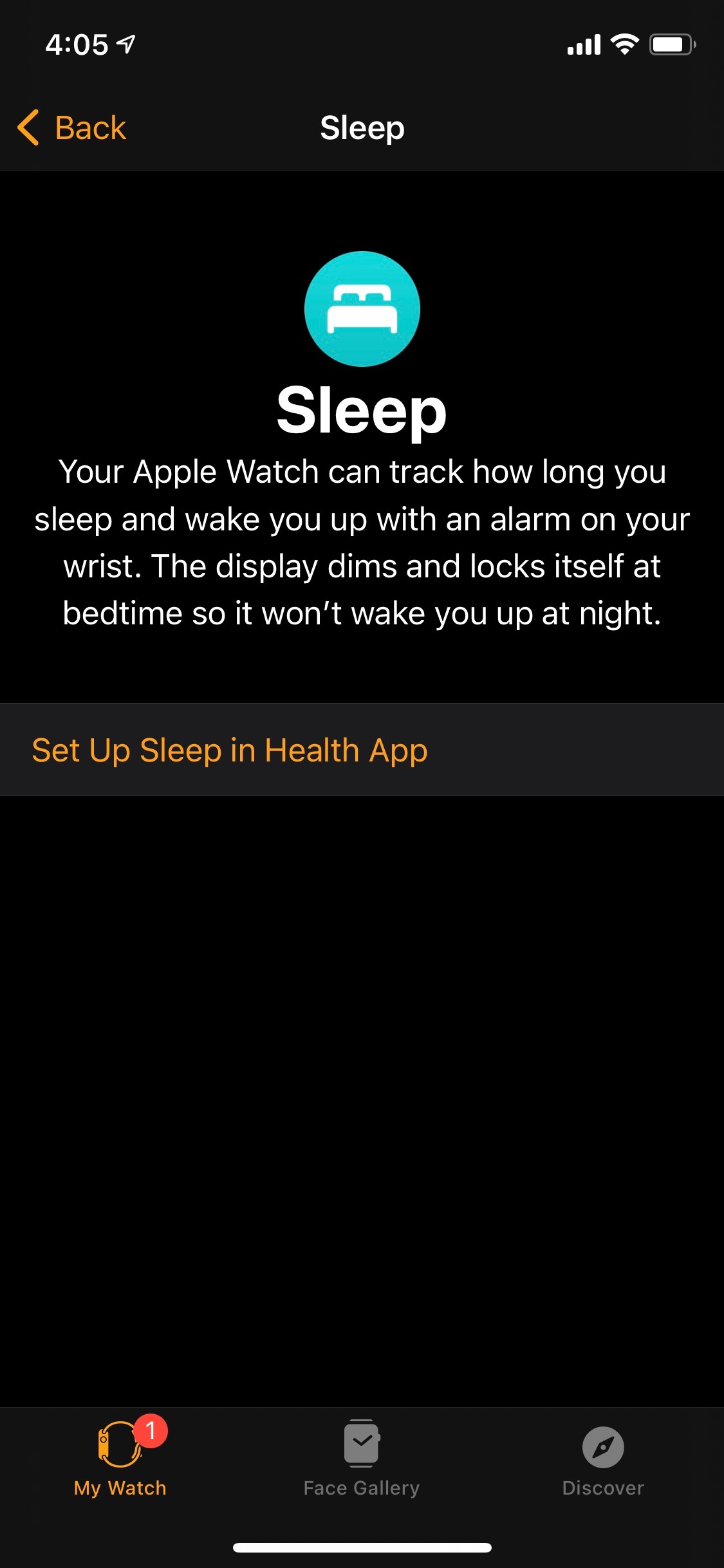 deep sleep apple watch