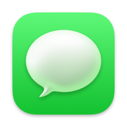 The app icon for Messages in MacOS 12 Monterey.